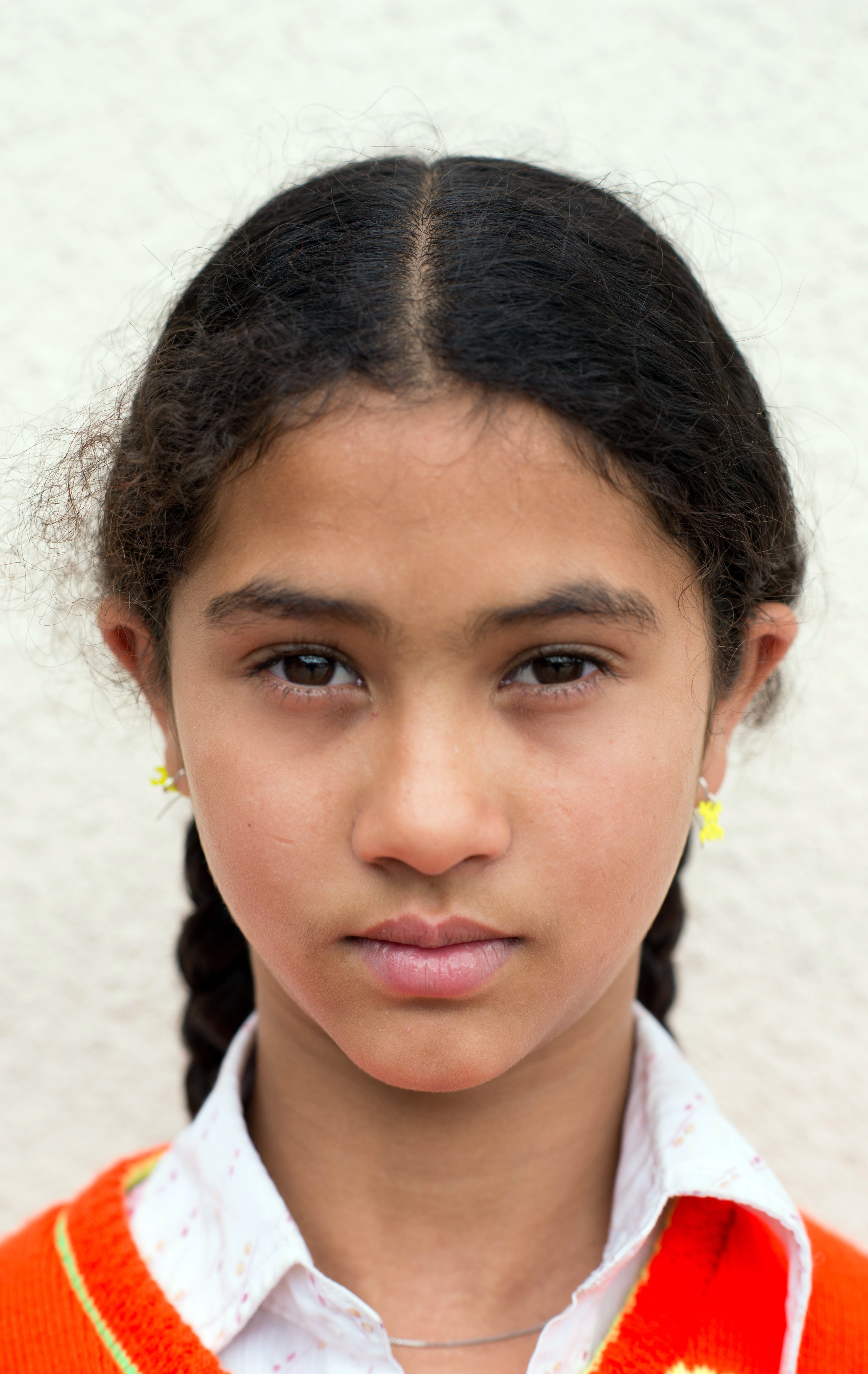 Roma girl in Transylvania, Romania